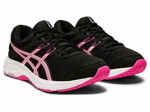 Bezecke Topanky Asics Gel-contend 6 (D) Damske Čierne Ruzove | 35479-LROD