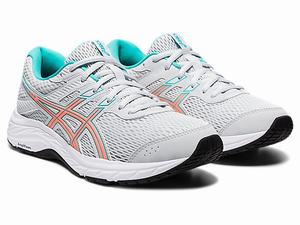 Bezecke Topanky Asics Gel-contend 6 Damske Siva Oranžové Koralove | 23475-BKDC