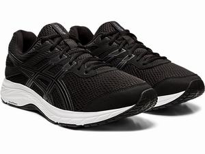 Bezecke Topanky Asics Gel-contend 6 Panske Čierne Siva | 07489-JLCQ