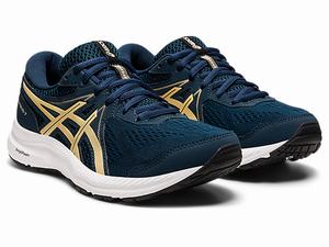 Bezecke Topanky Asics Gel-contend 7 (D) Damske Modre | 07396-QTBW