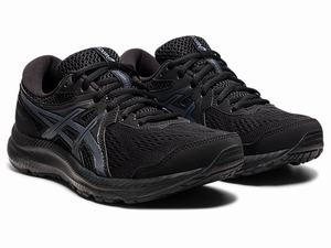 Bezecke Topanky Asics Gel-contend 7 (D) Damske Čierne Siva | 52496-CXSF