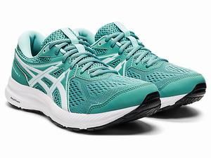 Bezecke Topanky Asics Gel-contend 7 Damske Olivovo Zelená Biele | 12086-JHWQ