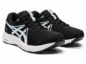 Bezecke Topanky Asics Gel-contend 7 Damske Čierne Modre | 42309-AOPS