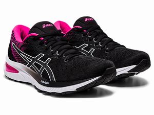 Bezecke Topanky Asics Gel-cumulus 22 Damske Čierne Ruzove | 31876-FWQZ