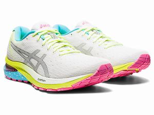 Bezecke Topanky Asics Gel-cumulus 22 Lite-show Damske Biele Strieborne | 73841-SCER