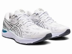 Bezecke Topanky Asics Gel-cumulus 23 Damske Biele Čierne | 91076-PZDC