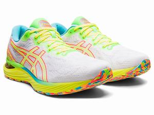 Bezecke Topanky Asics Gel-cumulus 23 Panske Biele Žlté | 70162-UPVS