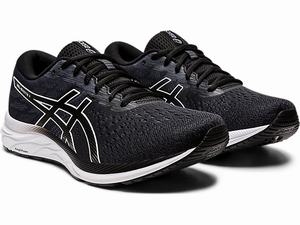 Bezecke Topanky Asics Gel-excite 7 (4e) Panske Čierne Biele | 13258-HOSL