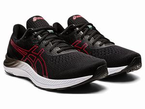 Bezecke Topanky Asics Gel-excite 8 (4e) Panske Čierne Červené | 57938-IJBE