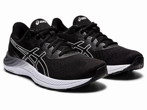 Bezecke Topanky Asics Gel-excite 8 (D) Damske Čierne Biele | 59167-HVPO