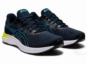 Bezecke Topanky Asics Gel-excite 8 Panske Modre Svetlo Tyrkysové | 32816-LXRP