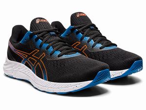 Bezecke Topanky Asics Gel-excite 8 Panske Čierne Oranžové | 51904-EBVU