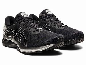 Bezecke Topanky Asics Gel-kayano 27 Platinum Panske Čierne Strieborne | 45827-BCIJ