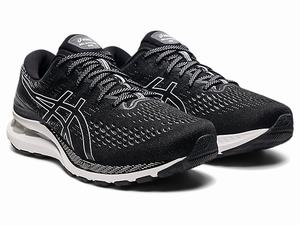 Bezecke Topanky Asics Gel-kayano 28 (4e) Panske Čierne Biele | 70891-XOPR