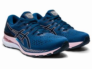 Bezecke Topanky Asics Gel-kayano 28 (D) Damske Modre Ruzove | 71946-CDMQ