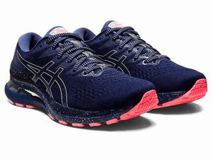 Bezecke Topanky Asics Gel-kayano 28 Damske Námornícka Modrá Strieborne | 13082-ZCGX