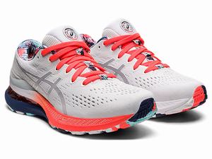 Bezecke Topanky Asics Gel-kayano 28 Damske Biele Modre | 84716-ICRL