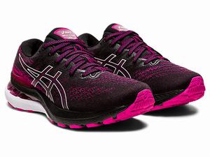 Bezecke Topanky Asics Gel-kayano 28 Damske Čierne Ruzove | 97160-YXGM