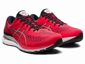 Bezecke Topanky Asics Gel-kayano 28 Panske Červené Čierne | 54769-QVTR