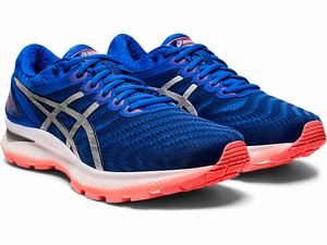 Bezecke Topanky Asics Gel-nimbus 22 Panske Modre Strieborne | 42135-FJMO