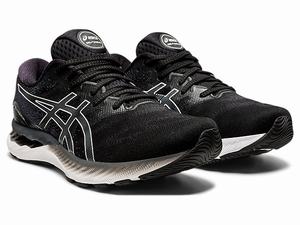 Bezecke Topanky Asics Gel-nimbus 23 (2e) Panske Čierne Biele | 42913-ITVB