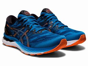 Bezecke Topanky Asics Gel-nimbus 23 Panske Modre Čierne | 34081-EOQA