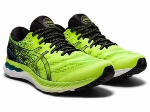 Bezecke Topanky Asics Gel-nimbus 23 Panske Zelene Čierne | 63179-MGAP