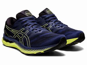 Bezecke Topanky Asics Gel-nimbus 23 Panske Modre Žlté | 92178-CVEG