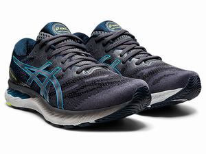 Bezecke Topanky Asics Gel-nimbus 23 Panske Siva Svetlo Tyrkysové | 95642-OSWJ