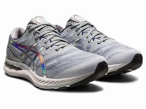 Bezecke Topanky Asics Gel-nimbus 23 Platinum Panske Siva Biele | 94615-DBQI