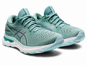 Bezecke Topanky Asics Gel-nimbus 24 (D) Damske Olivovo Zelená Modre | 27640-JSZY