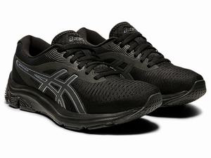 Bezecke Topanky Asics Gel-pulse 12 Damske Čierne Čierne | 61305-UHVR