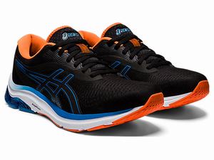 Bezecke Topanky Asics Gel-pulse 12 Panske Čierne Modre | 56937-CTRI