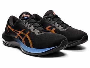 Bezecke Topanky Asics Gel-pulse 13 Panske Čierne Oranžové | 10423-XFKG