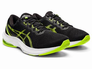 Bezecke Topanky Asics Gel-pulse 13 Panske Čierne Zelene | 72693-NLPK