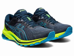 Bezecke Topanky Asics Gt-1000 10 Panske Modre Svetlo Tyrkysové | 04381-MUVE