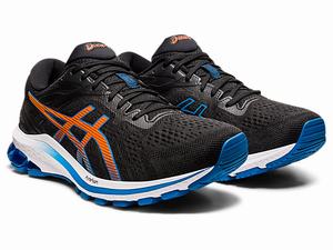 Bezecke Topanky Asics Gt-1000 10 Panske Čierne Modre | 21468-WFKC