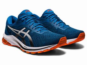 Bezecke Topanky Asics Gt-1000 10 Panske Modre Čierne | 43897-KPMG