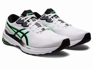 Bezecke Topanky Asics Gt-1000 11 Panske Biele Čierne | 60379-ZENB