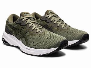 Bezecke Topanky Asics Gt-1000 11 Panske Zelene Olivovo Zelená | 85237-LPVQ