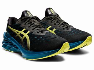 Bezecke Topanky Asics Novablast 2 Panske Čierne Žlté | 17683-ULCP