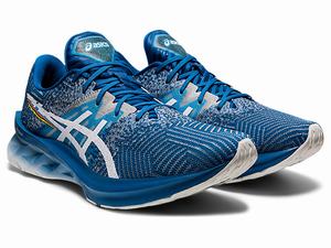 Bezecke Topanky Asics Novablast Panske Modre Biele | 24317-UYAC