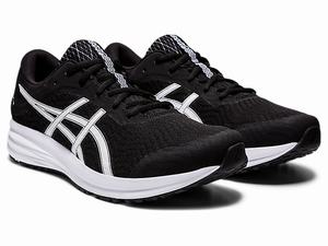 Bezecke Topanky Asics Patriot 12 Panske Čierne Biele | 12978-KNPG