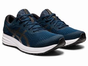 Bezecke Topanky Asics Patriot 12 Panske Modre Siva | 47218-RGEP