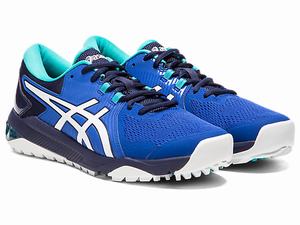 Golfove Topanky Asics Gel-course Glide Men Panske Modre Biele | 94103-NBRT