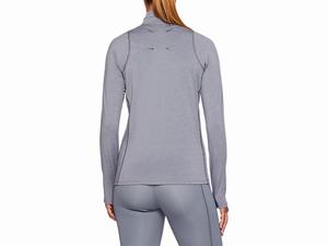 Mikiny S Kapucňou Asics Thermopolis Half Zip Damske Tmavo Siva Tmavo Siva | 38912-LDNG