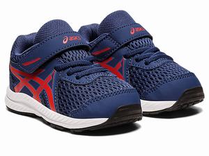 Skolske Topanky Asics Contend 7 Toddler Size Detske Červené | 09761-ZHVD