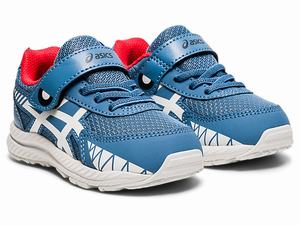 Skolske Topanky Asics Contend 7 Toddler Size Detske Siva Biele | 14095-ZPBL