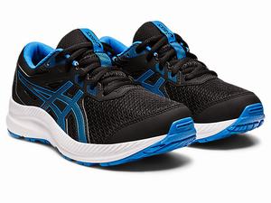 Skolske Topanky Asics Contend 8 Grade Detske Čierne Modre | 02153-RATY