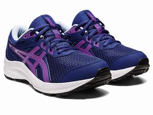 Skolske Topanky Asics Contend 8 Grade Detske Modre Nachový | 05917-CPNL